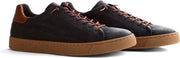 NoGRZ. J.vanCampen - Heren sneaker - Brushed leer - Donkerblauw - Maat 41