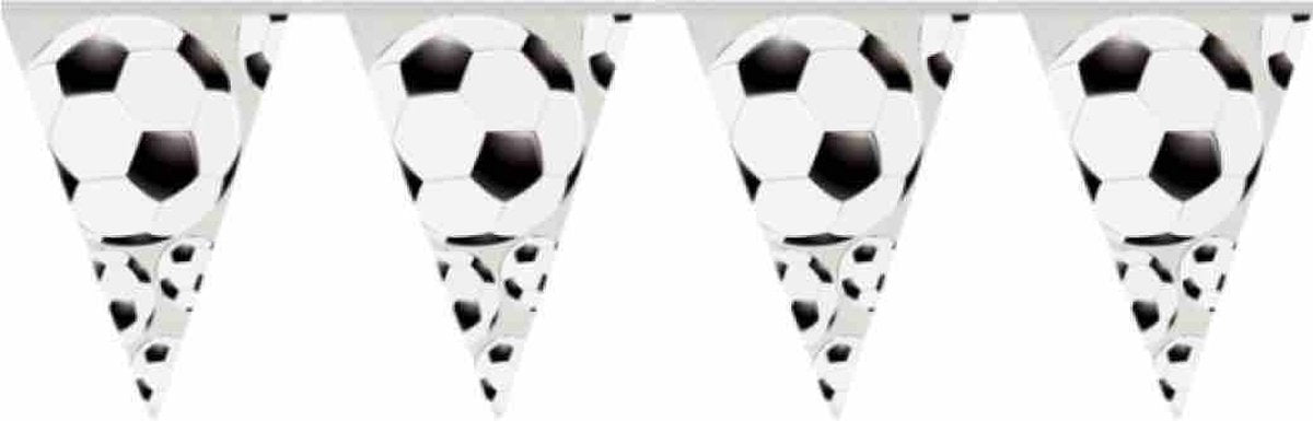 Tib Vlaggenlijn Soccer Jongens 4 Meter Polyetheen Wit/zwart