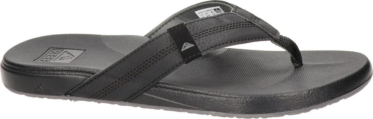 Reef Cushion Phantom Heren Slippers - Black - Maat 45