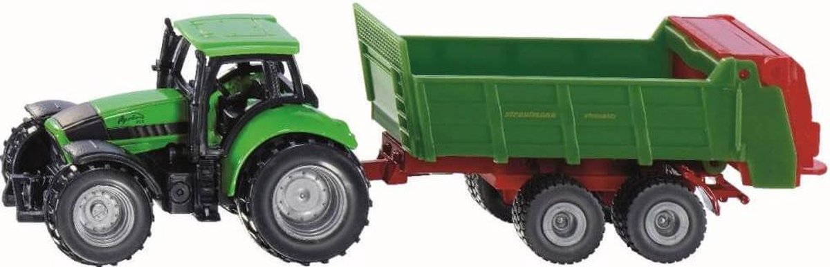 SIKU Traktor met Universeelstrooier