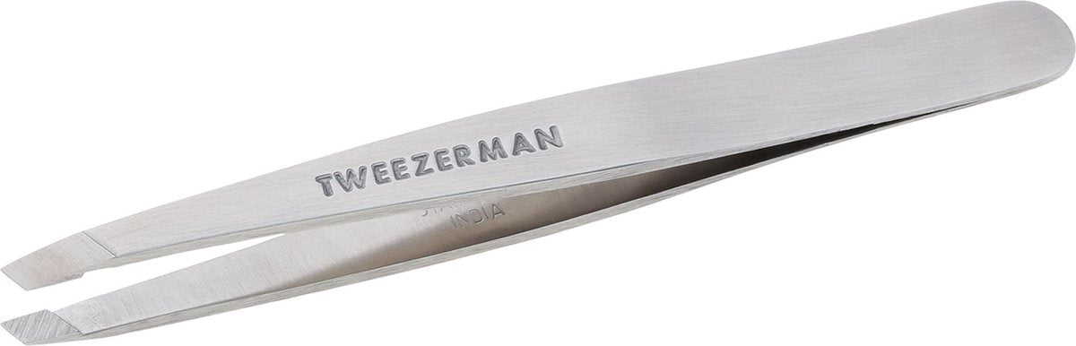Tweezerman Studio Line Slant Tweezer Stainless Steel -  Pincet - 1 Stuk