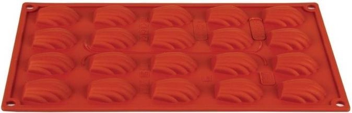 Pavoni Formaflex siliconen bakvorm 20 mini-madeleines