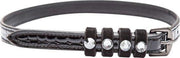 RelaxPets - Imperial Riding - Sporenriempjes - Kwaliteitsleer - Lakleer - Strass Steentjes - 52 cm