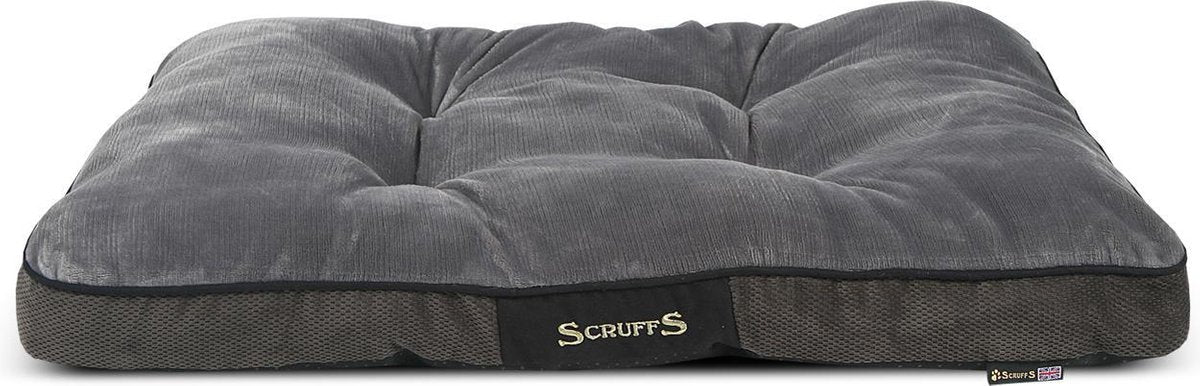 Scruffs Chester Mattress - Hondenkussen - Graphite - M - 82 x 58 cm