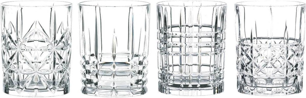 Nachtmann Highland Whiskeyglazen - Tumbler set van 4 - 345 ml