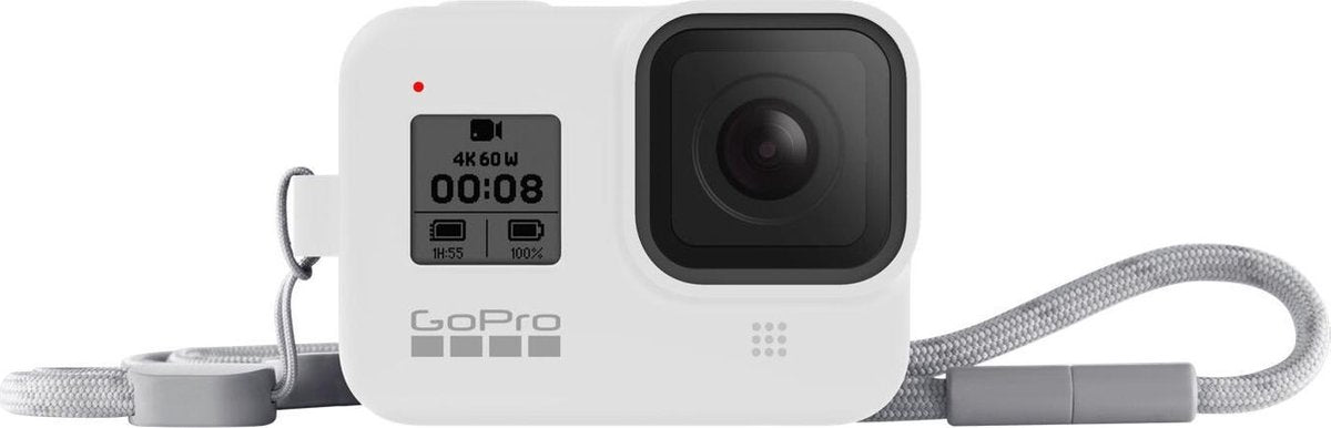 GoPro Sleeve + Lanyard (HERO8 Black) White Hot