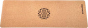 Samarali Classic Kurk Yogamat van Kurk (toplaag) & Natuur rubber (onderlaag) |Milieuvriendelijk | Antimicrobieel|Antislip|183 x 61 x 0.4 cm| met draagband en eBoek