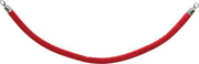 AFZETKOORD VELOURS ROOD CHROOM