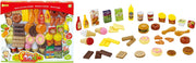 Fastfood Set - Speelgoedeten - 40x36 cm