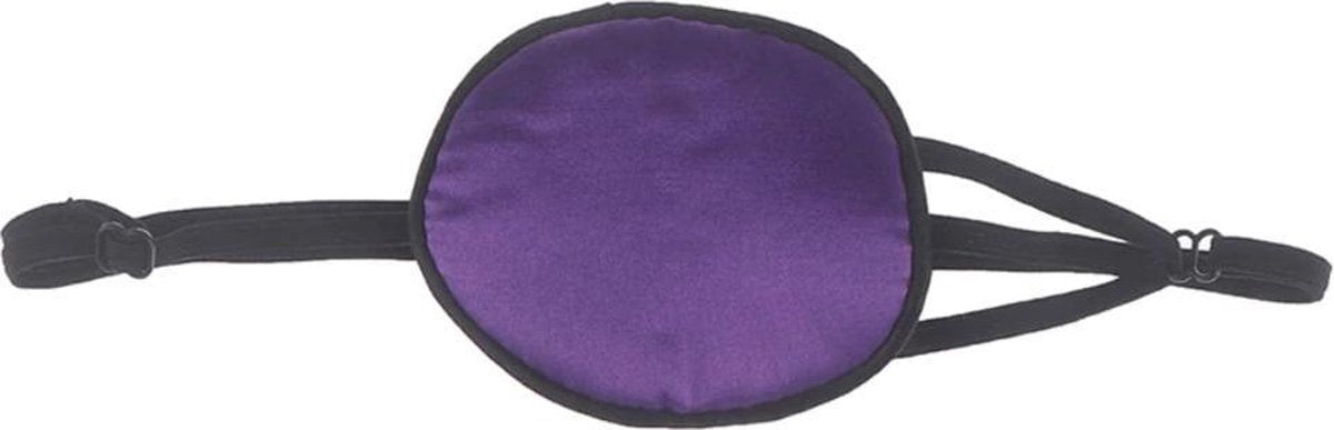 Eyepatch - Ooglapje - Zijde – Oogpatch – Medisch Gebruik – Afdekking Oog – voor Lui Oog of na Operatie- Paars