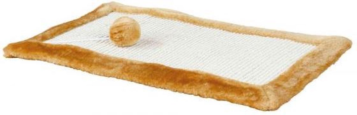 Trixie krabmat sisaltapijt / pluche naturel / bruin 55x35 cm