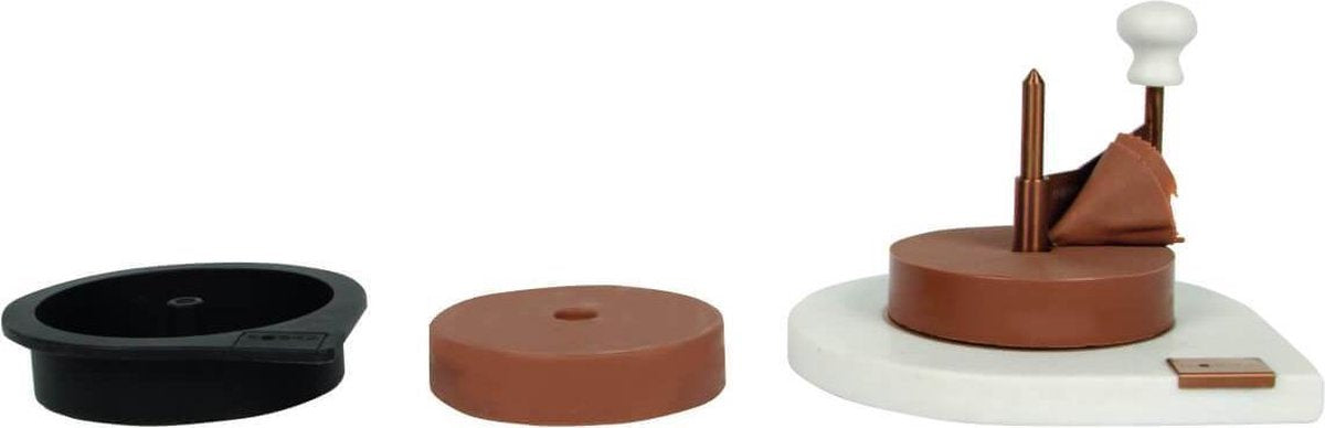 Boska Choco Disc DIY Mal - Maak Je Eigen Chocoladedisc - Chocoladekrullen - Zwart