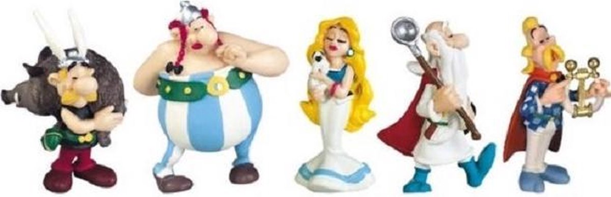 Asterix - box van 5 figuren (Plastoy)