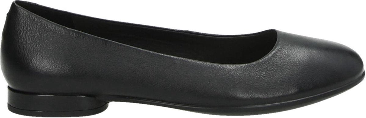 Ecco Anine dames ballerina - Zwart - Maat 39