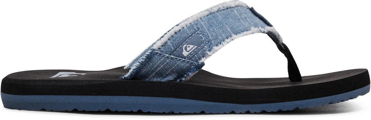 Quiksilver Monkey Abyss Youth Jongens Slippers - Blue/Black - Maat 31