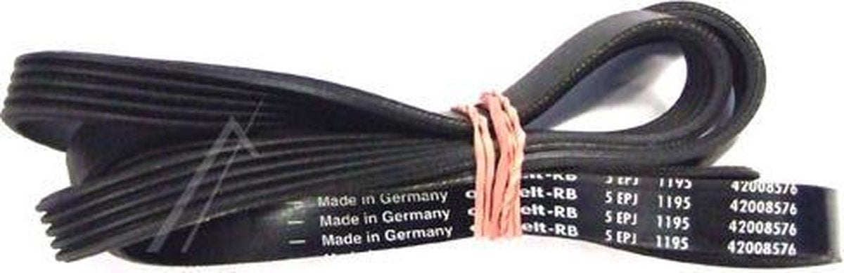 Aandrijfsnaar riem 1189J5 = 1195j5 wasmachine Vestel Brandt Universeel 6380