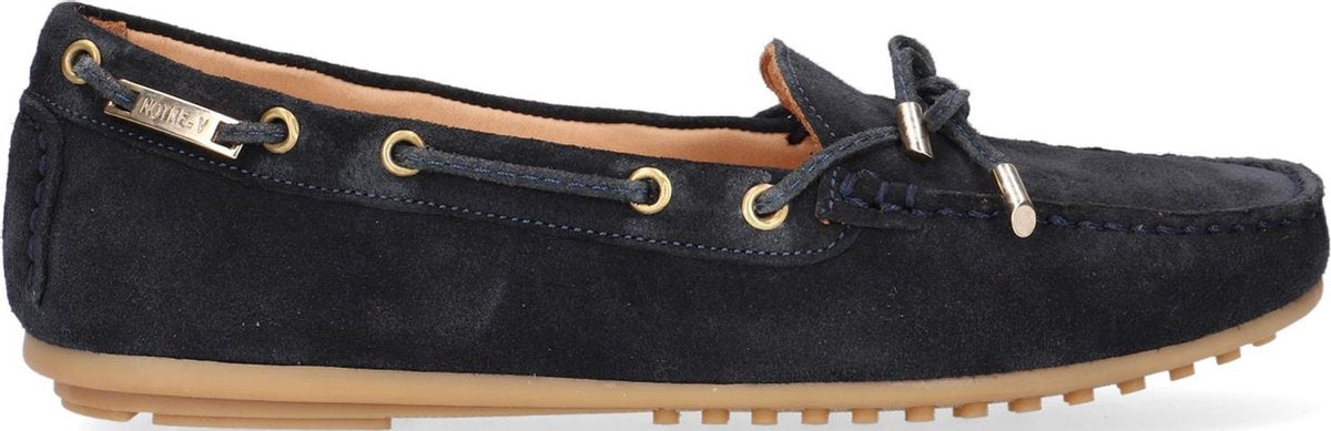 Notre-V 03-003-12 Mocassins - Instappers - Dames - Blauw - Maat 39
