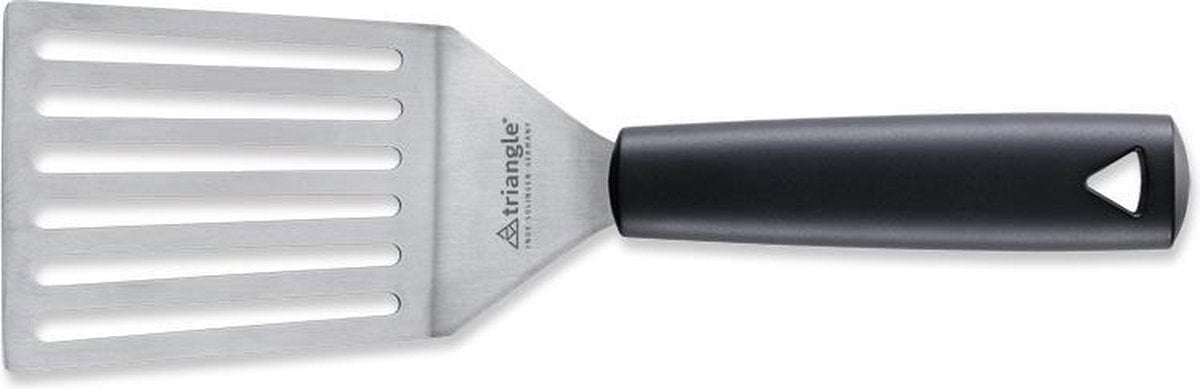 Triangle Palet met knik en gleuven extra breed lemmet 12 cm met handig ophangsysteem 72 Spirit RVS 28