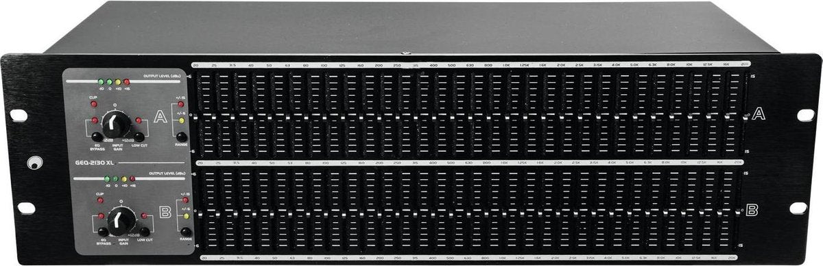 OMNITRONIC GEQ-2310XL Equalizer 2x31-Band