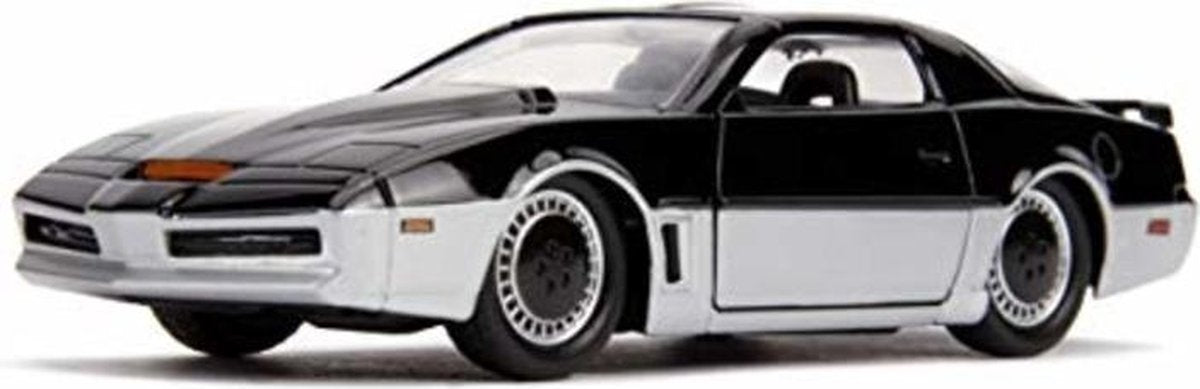 1982 Pontiac Firebird Knight Rider K.A.R.R. (Zwart) (10 cm) 1/32 JADA - Modelauto - Schaalmodel - Model auto - Miniatuurauto - Miniatuur autos