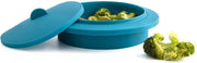 Doodadeals® | Siliconen Stoom Pan | Siliconen Stoommandje | Steamer |Blauw