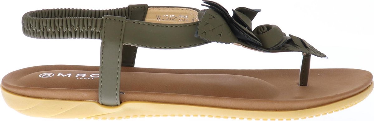 Mrch Label Rose Sandalen Dames - Slippers - Groen - Maat 36
