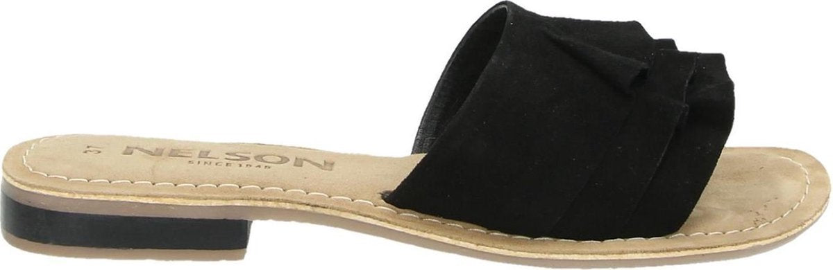 Nelson Donda dames slipper - Zwart - Maat 38