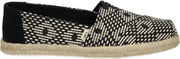 TOMS ALPARGATA Dames ESPADRILLE - BLACK - Maat EU36.5