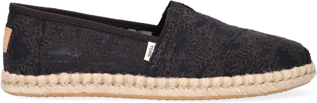 Toms Wm Alpargata Esp Espadrilles - Dames - Zwart - Maat 36