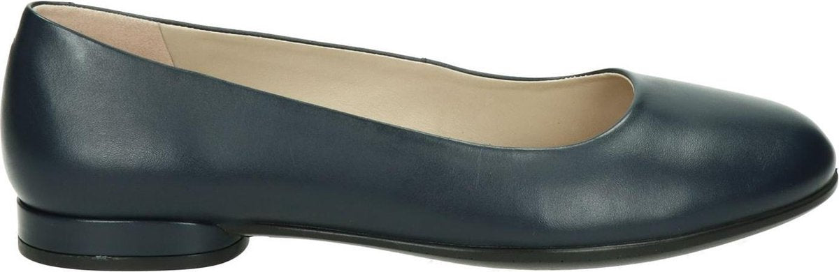 Ecco Anine dames ballerina - Blauw - Maat 36