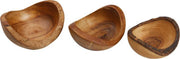 Tapas schaaltjes - olijfhout - 3 stuks (14