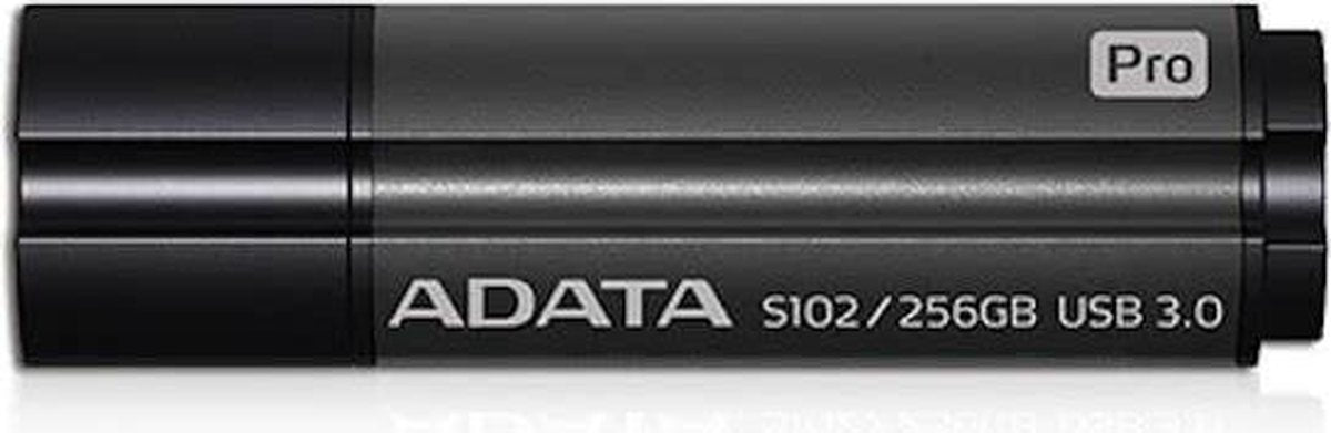 ADATA S102 Pro Advanced USB flash drive 256 GB USB Type-A 3.2 Gen 1 (3.1 Gen 1) Grijs