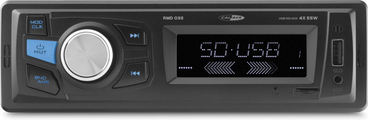 Caliber RMD032 -  FM Radio USB SD - Zwart