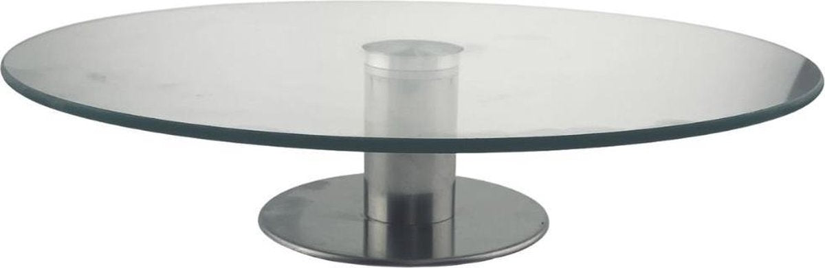 Orange85 Taartplateau - Luxe - Glas - Op voet - Draaibaar - Taartschaal - Taartbord - Cake