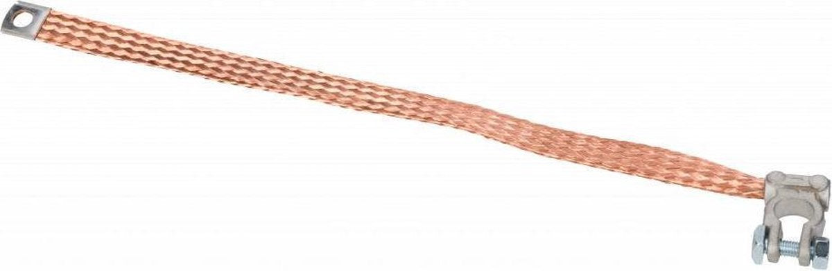 Accu massastrip koper - 25mm² -  lengte: 200 mm