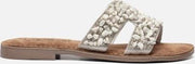 Lazamani Slippers wit - Maat 38