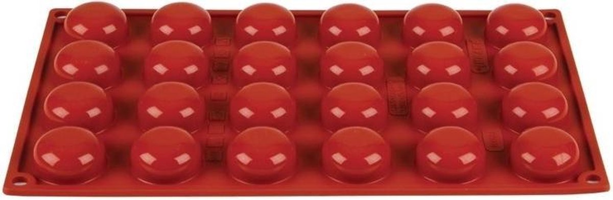 Pavoni Formaflex siliconen bakvorm 24 pomponettes