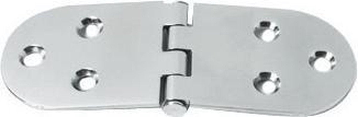 Luikscharnier - 68x39x2 - Rvs 316 - Knoop onder