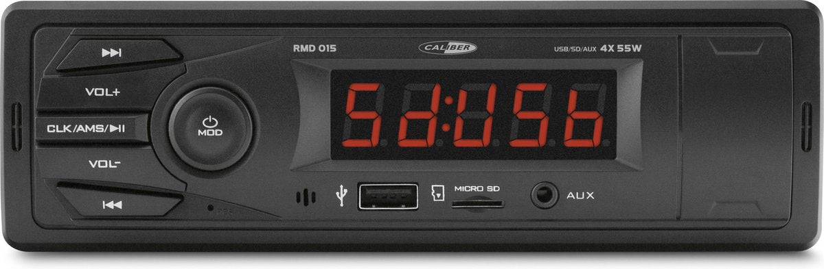 Caliber RMD015 - Autoradio - FM radio - 1 din - Zwart