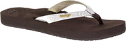 Reef Star Cushion Sassy Dames Slippers - Brown/White - Maat 35