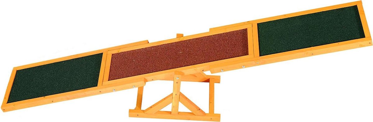 PawHut Honden agility wip | Hondenwip | Hout | 180 x 30 x 30cm
