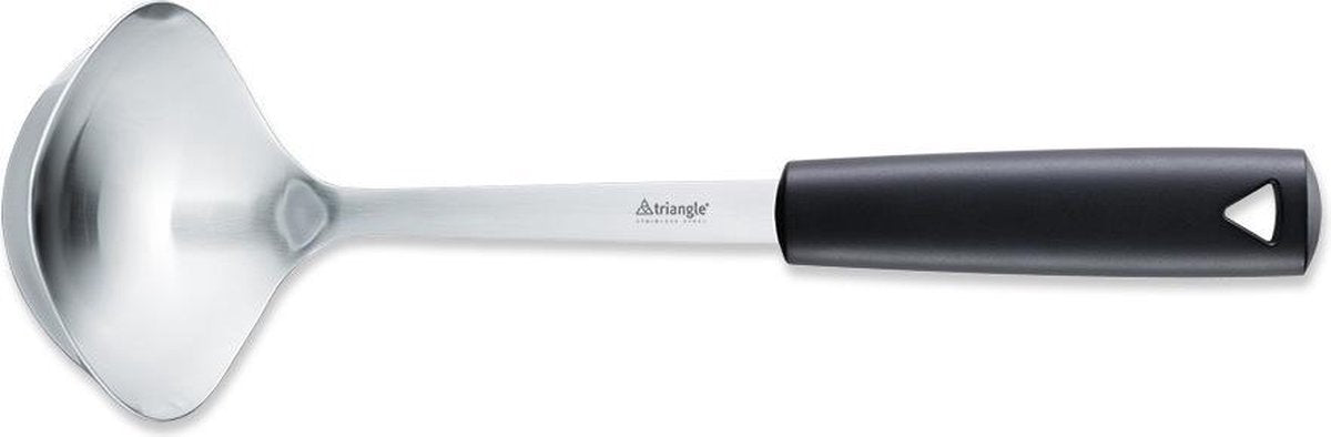 Triangle Soeplepel met handig ophangsysteem 72 Spirit RVS 31 cm
