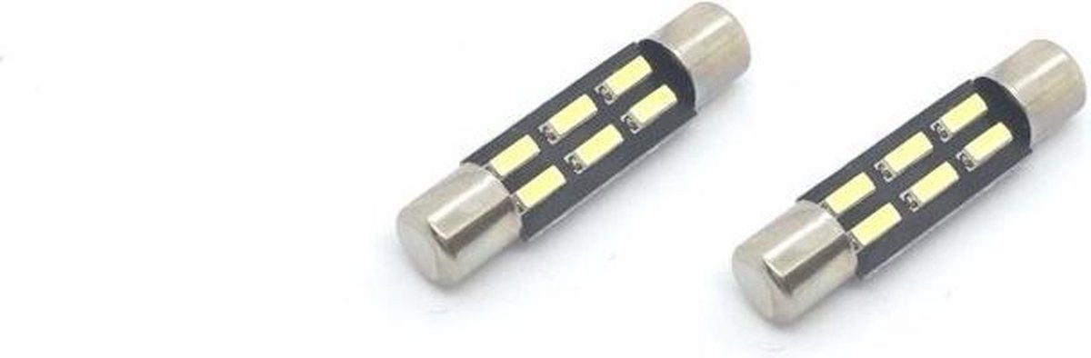 C5W LED 28 mm Auto (2 stuks) CANbus - Helder Wit 6000 K - 6500 K - Interieur verlichting - Witte Led Lampen