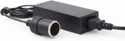 230V naar 12V Omvormer - 5A - Maximaal 60 Watt - Zwart