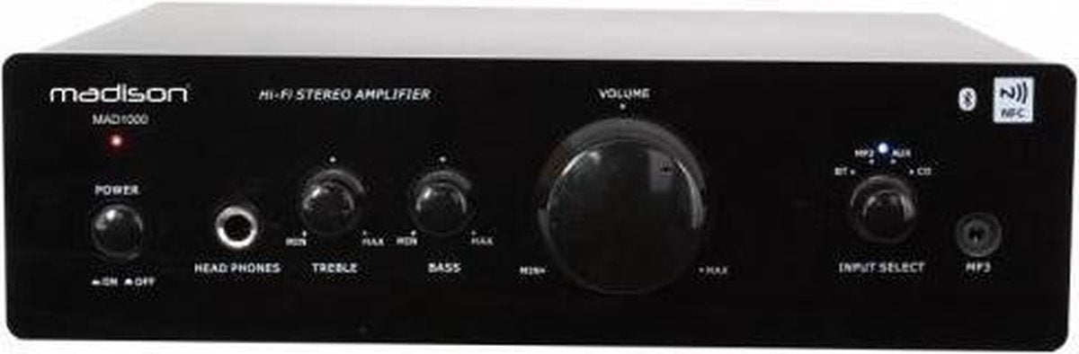 Madison Mad1000 hifi stereo versterker met bluetooth&nfc