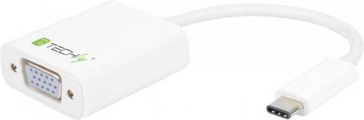 Techly IADAP USB31-VGA USB grafische adapter Wit