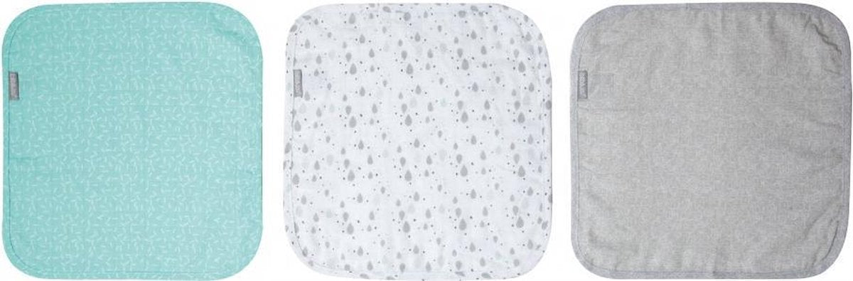 Bébé-Jou Monddoek Ollie 3-Pack