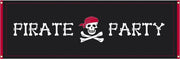 Piraten spandoek Pirate Party 2