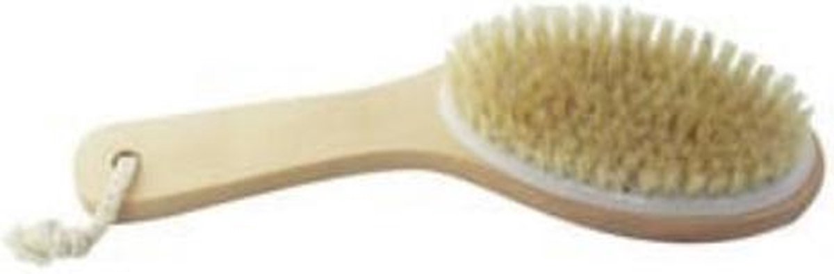 Houten Badborstel Kort Natural