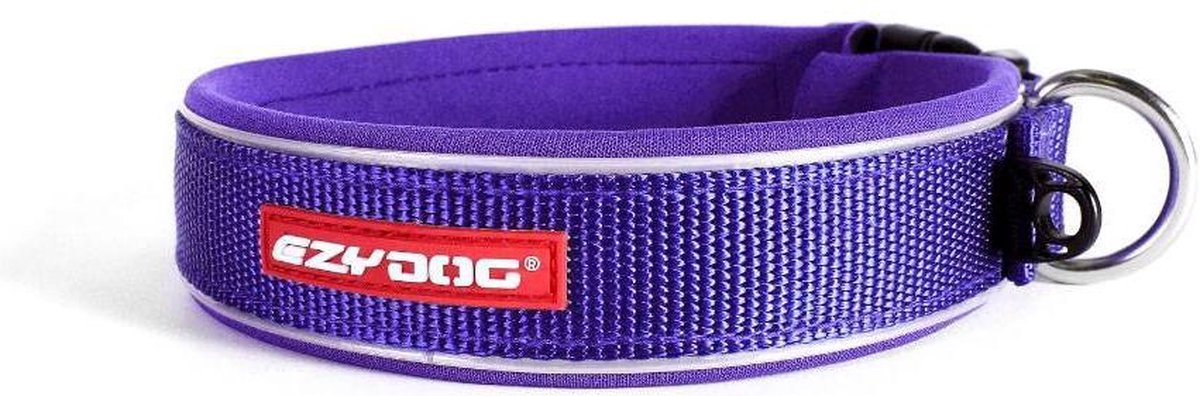 EzyDog Neo Classic - Hondenhalsband (34-38cm) - Paars - S